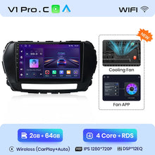 Lade das Bild in den Galerie-Viewer, Junsun V1pro 2 Din Android Autoradio für Great Wall Wingle 5 2017 2018 2019 2020 2021 Auto Multimedia Autoradio 
