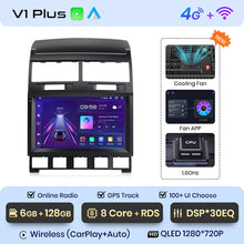 Load image into Gallery viewer, Junsun V1pro AI Voice 2 din Android Auto Radio for Volkswagen Touareg 2002-2010  Carplay 4G Car Multimedia GPS 2din autoradio
