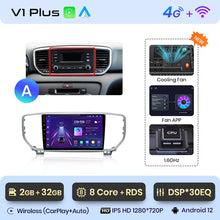 Lade das Bild in den Galerie-Viewer, Junsun V1pro AI Stimme Autoradio Android Auto Multimedia-Player Für Kia Sportage 4 QL 2018-2021 Carplay 4G DSP 2din GPS autoradio 
