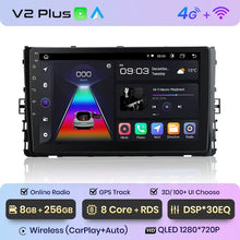 Cargar imagen en el visor de la galería, Junsun Wireless CarPlay Android Auto Radio For VOLKSWAGEN LAVIDA PLU 2018 Car Intelligent Systems RDS BT WiFi 2 din
