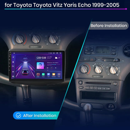 Junsun V1pro Android Auto Radio para Toyota Vitz XP10 Yadditif Platz eco 1999-2005 Carplay 4G coche Multimedia GPS 2din autoradio 