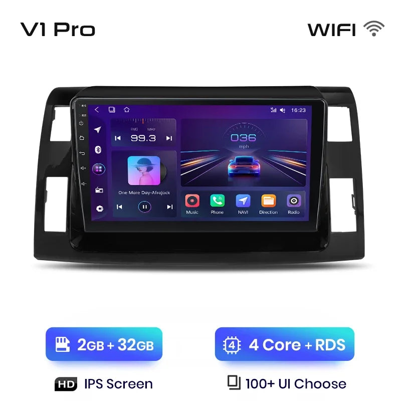 Radio Junsun con CarPlay inalámbrico y Android Auto para Toyota Previa XR50 3 III Estima 2006-2019, sistemas inteligentes para coche, RDS, Bluetooth, WiFi 