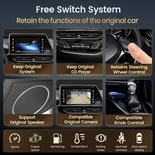Cargar imagen en el visor de la galería, Junsun Wireless Carplay Android Auto Module Box for TOYOTA CHR Corolla Camry Auris Prius RAV4 Avensis Highlander Touch2 Entune 2
