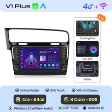 Cargar imagen en el visor de la galería, Junsun 9 inch Wireless CarPlay Android Auto Radio for Volkswagen VW Golf 7 2013-2017 Car Multimedia GPS autoradio
