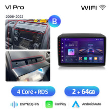 Cargar imagen en el visor de la galería, Junsun AI 4G LTE Wireless CarPlay Android Auto Car Radio For Fiat Ducato Peugeot Boxer Citroen Jumper 2006-2015 GPS Navi RDS FM
