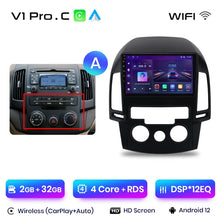 Cargar imagen en el visor de la galería, Junsun V1 AI Voice Wireless CarPlay Android Auto Radio For Hyundai I30 2006-2011 4G Car Multimedia GPS 2din autoradio
