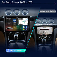 Junsun V3 Plus 2K Android 13 CarPlay inalámbrico Android Auto Sistemas inteligentes para Ford S-Max S max 2007-2015 Autoradio 
