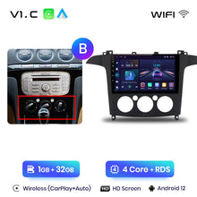 Load image into Gallery viewer, Junsun V1pro AI Voice 2 din Android Auto Radio For Ford S-Max S max 2007 - 2015 Carplay 4G Car Multimedia GPS 2din autoradio
