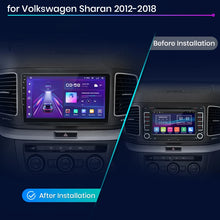 Radio Junsun V1plus con Android y voz IA para Volkswagen Sharan (2012, 2013, 2014-2018), Carplay 4G, GPS, 2DIN 