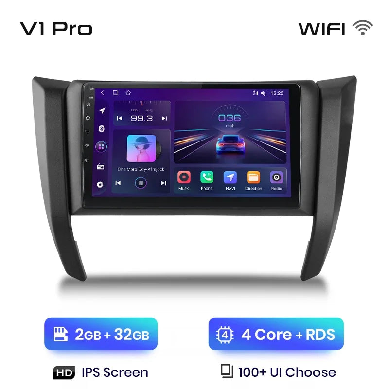 Junsun Wireless CarPlay Android Auto Radio For Nissan Navara Frontier NP300 4 D23 2014-2021 Car Intelligent Systems RDS BT WiFi