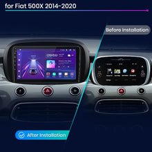 Radio Junsun V1 Plus para Fiat 500X 2014-2020 con CarPlay inalámbrico, Android Auto, sistema inteligente para coche, 2 DIN, DVD. 