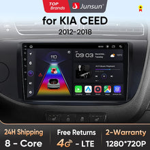 Junsun V1pro AI Voice 2 DIN Android Auto Radio para KIA CEED JD Cee'd 2012-2018 Carplay Car Multimedia GPS 2 DIN autorradio 