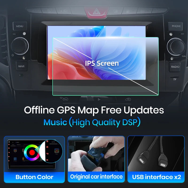 Junsun Wireless CarPlay Car Radio for Lancia Ypsilon 2012 2013 2014-2020 Android Multimedia