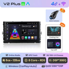 Cargar imagen en el visor de la galería, Junsun Wireless CarPlay Android Auto Radio For VOLKSWAGEN LAVIDA PLU 2018 Car Intelligent Systems RDS BT WiFi 2 din
