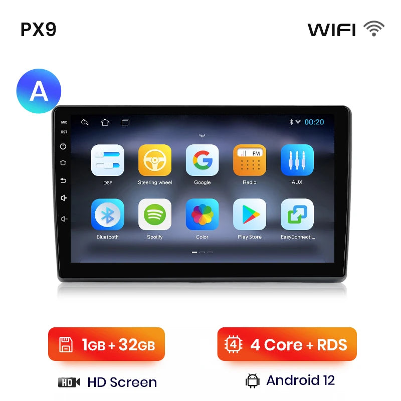 AWESAFE Wireless CarPlay Android Auto Autoradio For Fiat Ducato Peugeot Boxer 2 Citroen Jumper 2 2006 -2023