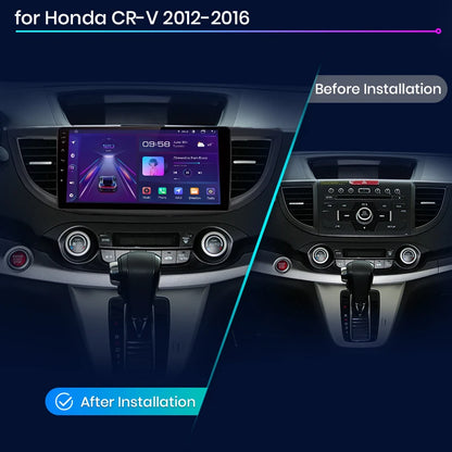 Junsun V1pro AI Voice 2 din Android Auto Radio para Honda CRV CR-V 2012-2016 Carplay coche Multimedia GPS 2din autoradio 