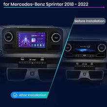 Load image into Gallery viewer, Junsun V1pro AI Voice 2 din Android Auto Radio For Mercedes-Benz Sprinter 2018-2022 Carplay Car Multimedia GPS 2din autoradio
