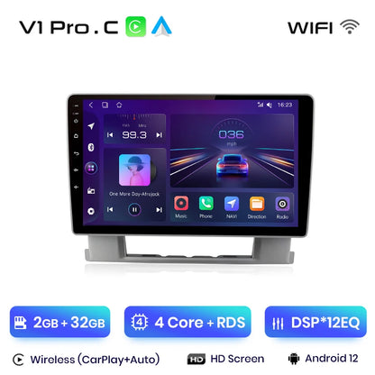 Radio multimedia Junsun Tesla Style Android Auto con Carplay inalámbrico para Opel Astra J, Vauxhall, Buick Verano 2009-2013, sin 2 DIN 