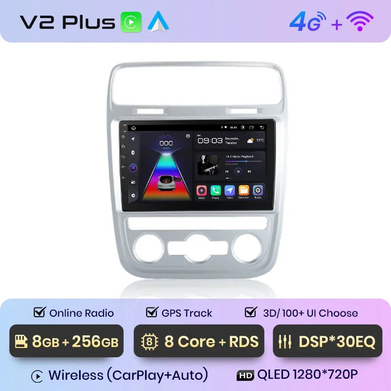 Radio Junsun CarPlay inalámbrica Android Auto para Volkswagen Scirocco 2015, sistemas inteligentes para coche, RDS, Bluetooth, WiFi, 2 DIN 