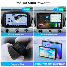 Junsun Android Auto Car Radio For Fiat 500X 2014 2015 2016 2017-2020 Multimedia Wireless CarPlay SWC GPS Navi RDS DSP FM