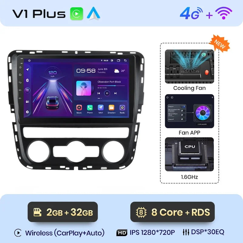 Junsun Drahtlose CarPlay Android Auto Radio Für VOLKSWAGEN PASSAT 2012 2013 2014 2015 Auto Intelligente Systeme RDS BT WiFi 2 din 