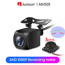 Load image into Gallery viewer, Junsun Car Rearview Camera AHD 720P Resolution WaterProof 140°Wide-Angle Reverse Backup Parking Camera For Car Radio
