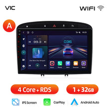 Cargar imagen en el visor de la galería, Junsun Android Wireless CarPlay Auto Car Radio For Peugeot 308 308SW 408 2012-2020 Car Intelligent Systems DSP SWC RDS GPS FM BT
