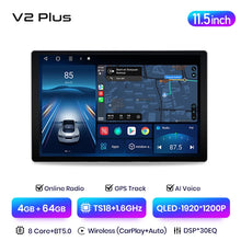 Lade das Bild in den Galerie-Viewer, Junsun V3 Plus 2K Android 13 Drahtlose CarPlay Android Auto Auto Intelligente Systeme für Porsche Cayenne 1 9PA 2002-2010 Autoradio 
