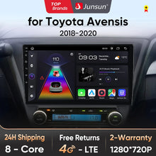 Junsun V1pro AI Voice Android Auto Radio para Toyota Avensis 2018-2020 Carplay 4G Car Multimedia GPS 2DIN Autoradio 