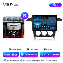 Load image into Gallery viewer, Junsun V3 Plus 2K Android 13 Wireless CarPlay Android Auto Car Intelligent Systems  For Ford S-Max S max 2007 - 2015 Autoradio
