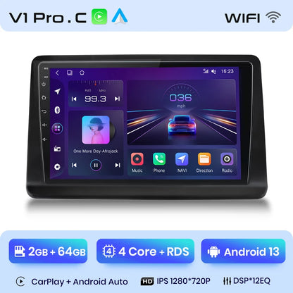 Radio Junsun V1 Plus para Mitsubishi Pajero 2 V20 V30 V40 (1991-2004), inalámbrica, CarPlay, Android Auto, 2 DIN, DVD. 