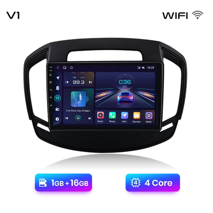 Radio Junsun V1 Plus para Opel Insignia 2013-2017 con CarPlay inalámbrico, Android Auto, sistema inteligente, 2 DIN, DVD. 