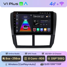Lade das Bild in den Galerie-Viewer, Junsun V1pro AI Stimme 2din Android Auto Radio für Subaru Forester 3 SH Impreza 2007-2013 Carplay 4G Auto Multimedia GPS autoradio 
