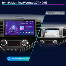 Junsun Autoradio für KIA Morning Picanto 2011–2016, kabelloses CarPlay Android Auto, intelligente Autosysteme, keine 2 Din, 2Din DVD 