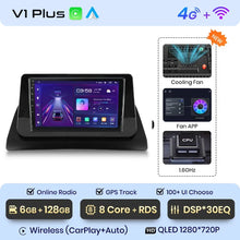 Lade das Bild in den Galerie-Viewer, Junsun Drahtlose CarPlay Android Auto Auto Radio Für Renault Kangoo 2008 2009 2010 2011 2012-2018 Intelligente Systeme Multimedia 
