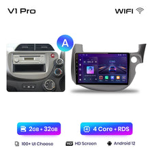 Lade das Bild in den Galerie-Viewer, Junsun V1pro Android 10 AI Stimme 4G Carplay RDS Auto Radio Multimedia GPS Für HONDA FIT JAZZ 2007-2013 2din autoradio bluetooth 
