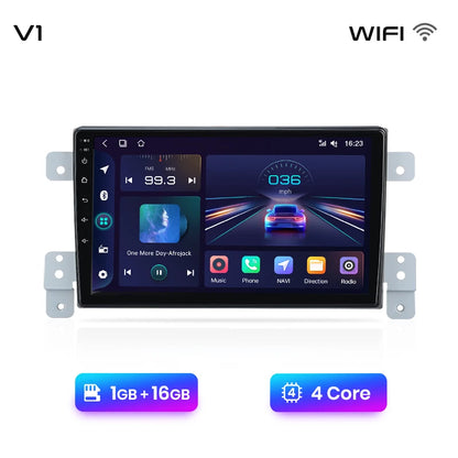 Radio Junsun para Suzuki Grand Vitara 3 (2005-2015), inalámbrica, CarPlay, Android Auto, sistema inteligente, 2 DIN, DVD. 