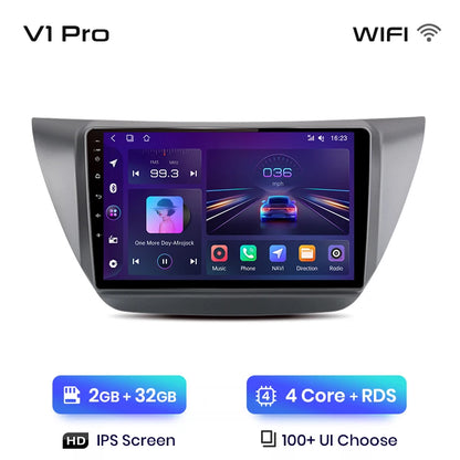 Junsun V1pro AI Voice 2 DIN Android Auto Radio para Mitsubishi Lancer 9 CS 2000-2010 Carplay 4G Car Multimedia GPS 2 DIN Autoradio 