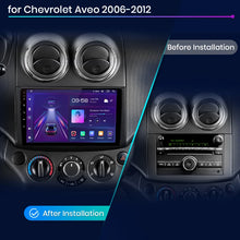 Radio Junsun V1 Plus para Chevrolet Aveo 2006-2012 con CarPlay inalámbrico, Android Auto, sistema inteligente, 2 DIN, DVD, 2 DIN. 