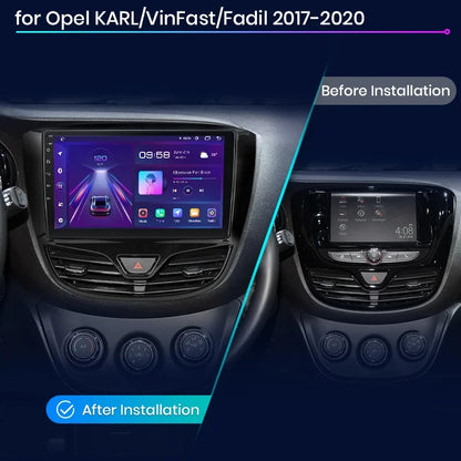 Radio Junsun CarPlay inalámbrica Android Auto para Opel Karl 2017 2018 2019 2020 con sistemas inteligentes RDS BT WiFi 2 DIN 