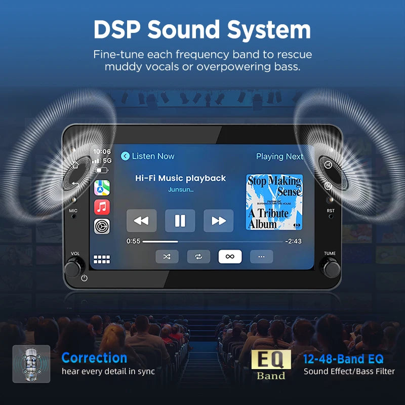 Junsun Wireless CarPlay Car Radio For Alfa Romeo 159 Brera spire Sportwa Android Multimedia