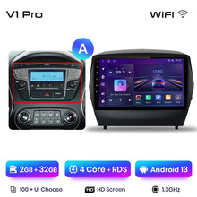 Cargar imagen en el visor de la galería, Radio Junsun para Hyundai Tucson 2 ix35 2009-2015 con CarPlay inalámbrico, Android Auto, sistema inteligente para coche, 2 DIN, DVD. 
