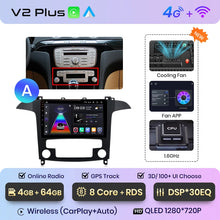 Load image into Gallery viewer, Junsun V1pro AI Voice 2 din Android Auto Radio For Ford S-Max S max 2007 - 2015 Carplay 4G Car Multimedia GPS 2din autoradio
