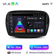 Load image into Gallery viewer, Junsun Wireless CarPlay Android Auto Radio For Honda Edix FRV 2004 2005 2006 2007-2009 Car Intelligent Systems RDS BT WiFi 2 din
