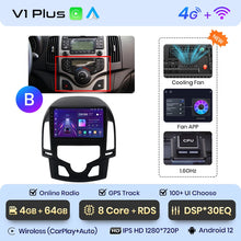 Cargar imagen en el visor de la galería, Junsun V1 AI Voice Wireless CarPlay Android Auto Radio For Hyundai I30 2006-2011 4G Car Multimedia GPS 2din autoradio
