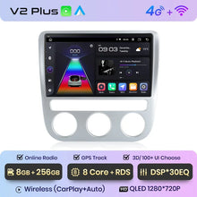 Load image into Gallery viewer, Junsun Wireless CarPlay Android Auto Radio For VOLKSWAGEN SCIROCCO 2009 2010-2014 Car Intelligent Systems RDS BT WiFi 2 din
