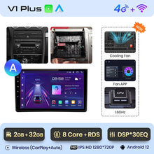 Load image into Gallery viewer, Junsun V1 AI Voice Wireless CarPlay Android Auto Radio For Audi A4 B6 2000-2009 Car Multimedia GPS 2din autoradio

