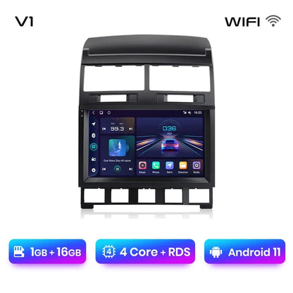 Junsun V1pro AI Voice 2 DIN Android Auto Radio para Volkswagen Touareg 2002-2010 Carplay 4G Car Multimedia GPS 2 DIN Autoradio 