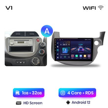 Lade das Bild in den Galerie-Viewer, Junsun V1pro Android 10 AI Stimme 4G Carplay RDS Auto Radio Multimedia GPS Für HONDA FIT JAZZ 2007-2013 2din autoradio bluetooth 
