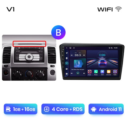 Junsun V1pro AI Voice 2 DIN Android Auto Radio para Nissan NAVARA 2006-2012 Carplay 4G Car Multimedia GPS 2 DIN Autoradio 